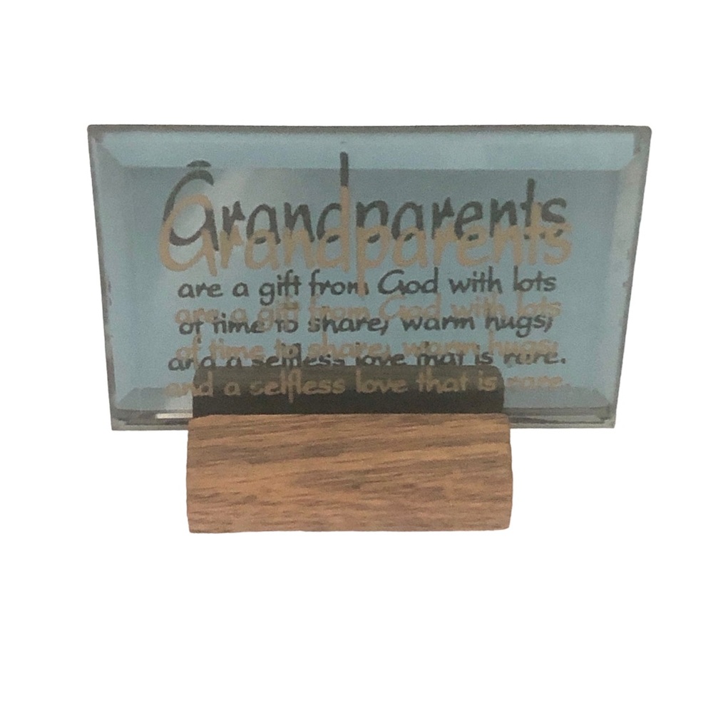 Grandparents mirror plaque